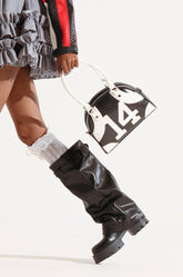JERSEY CHASER LEATHER BOWLER BAG
