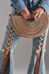 CRESCENT CARRY-ALL PURSE