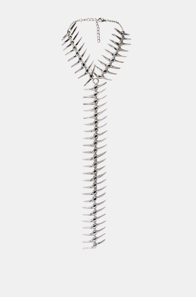ALL DOWN MY BACK STATEMENT NECKLACE