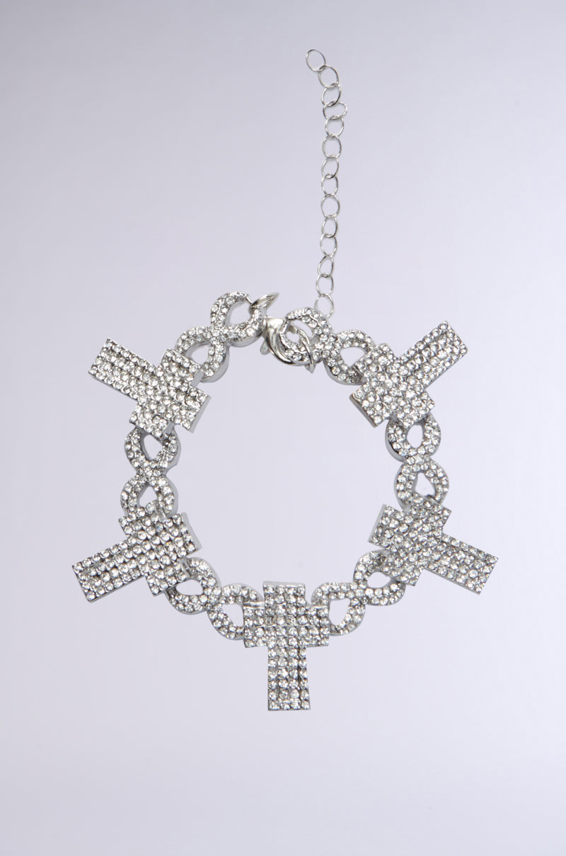 CROSS MY HEART BRACELET
