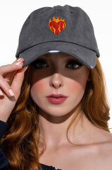 FIREY HEART CAP