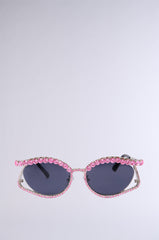 GLITZ AND GLAM SUNGLASSES IN PINK