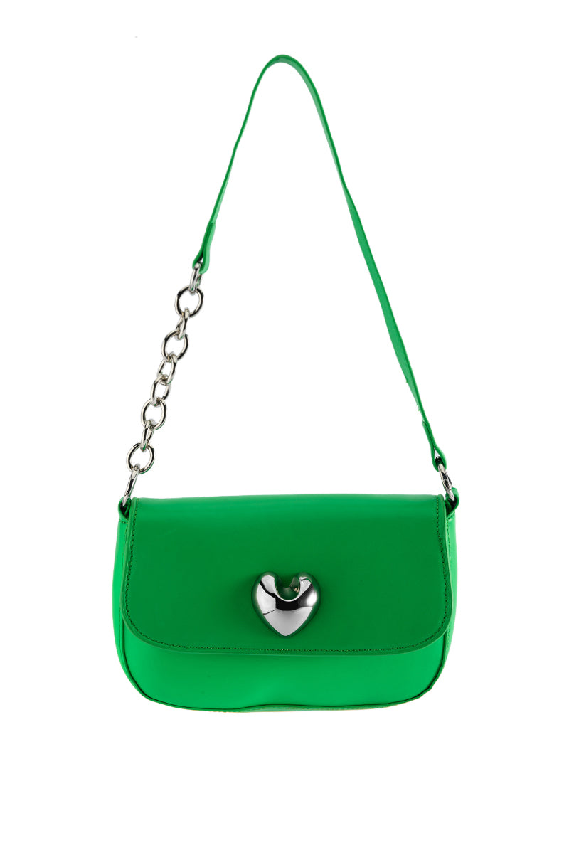 HEART ON LOCK PURSE