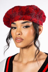 HOUNDSTOOTH KNIT HAT
