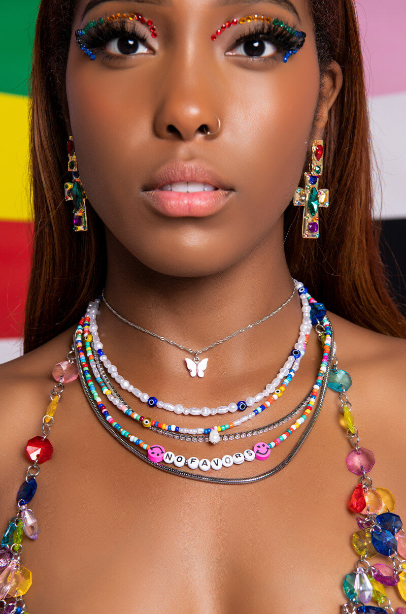 I DONT OWE YOU ANYTHING CANDYLAND NACKLACE SET