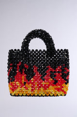 ITS HOT IN HERE BEADED BAG