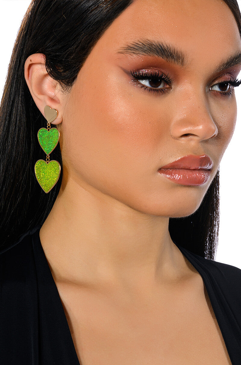 LIL BIT OF LOVIN GLITTER DROP EARRINGS