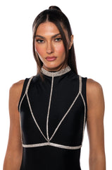 LIL TEASE RHINESTONE BODY CHAIN