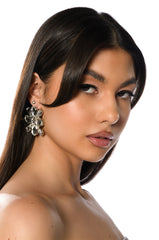 LOVE GAME OVERSIZED RHINESTONE STUDS