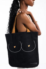 LOVE IS LOVE CANVAS TOTE