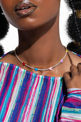 LOVE IT ALL MULTI COLOR HEART NECKLACE