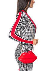 MY LIPS ARE SEALED PURSE