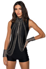 NEVER AVERAGE NECKLACE AND CUFF CHAIN