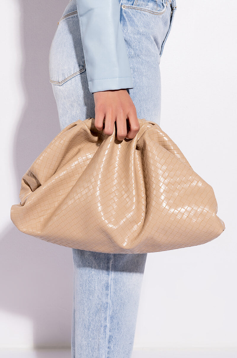 NOLITA TAUPE OVERSIZED POUCH