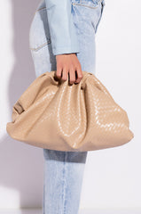 NOLITA TAUPE OVERSIZED POUCH