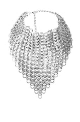 POPPIN TAGS STATEMENT NECKLACE