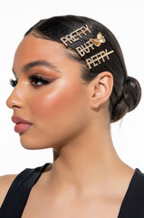 PRETTY BUT PETTY HAIR CLIP SET