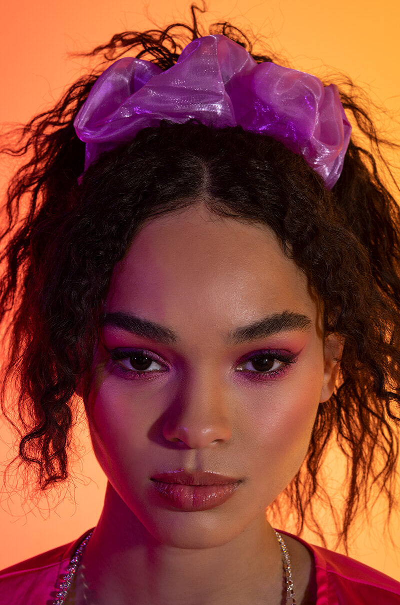 PRETTY WOMAN PURPLE MULTI SCRUNCHIE SET