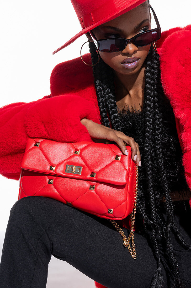 PRIVATE JETPLANE QUILTED PURSE