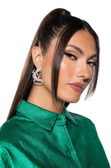 REGAL CROC EARRING