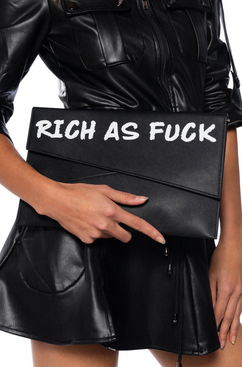 RICH AS FUCK MEDIUM CLUTCH
