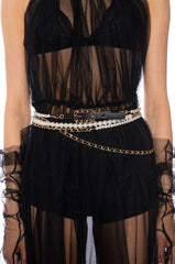 RICHIE PEARL LAYERED BELT