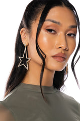 SHINE BRIGHT RHINESTONE DROP EARRINGS