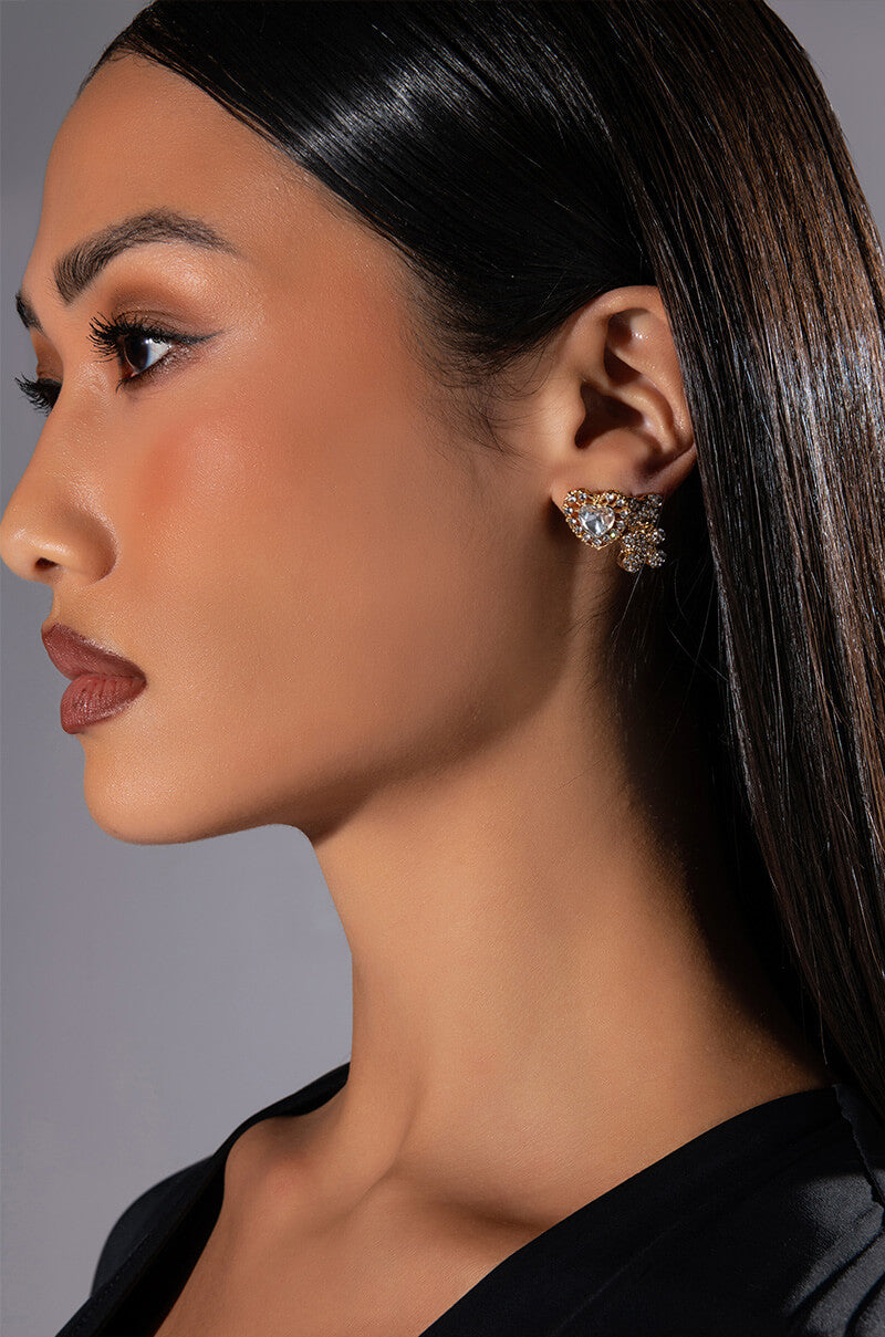 SHORT N SWEET RHINESTONE STUD SET