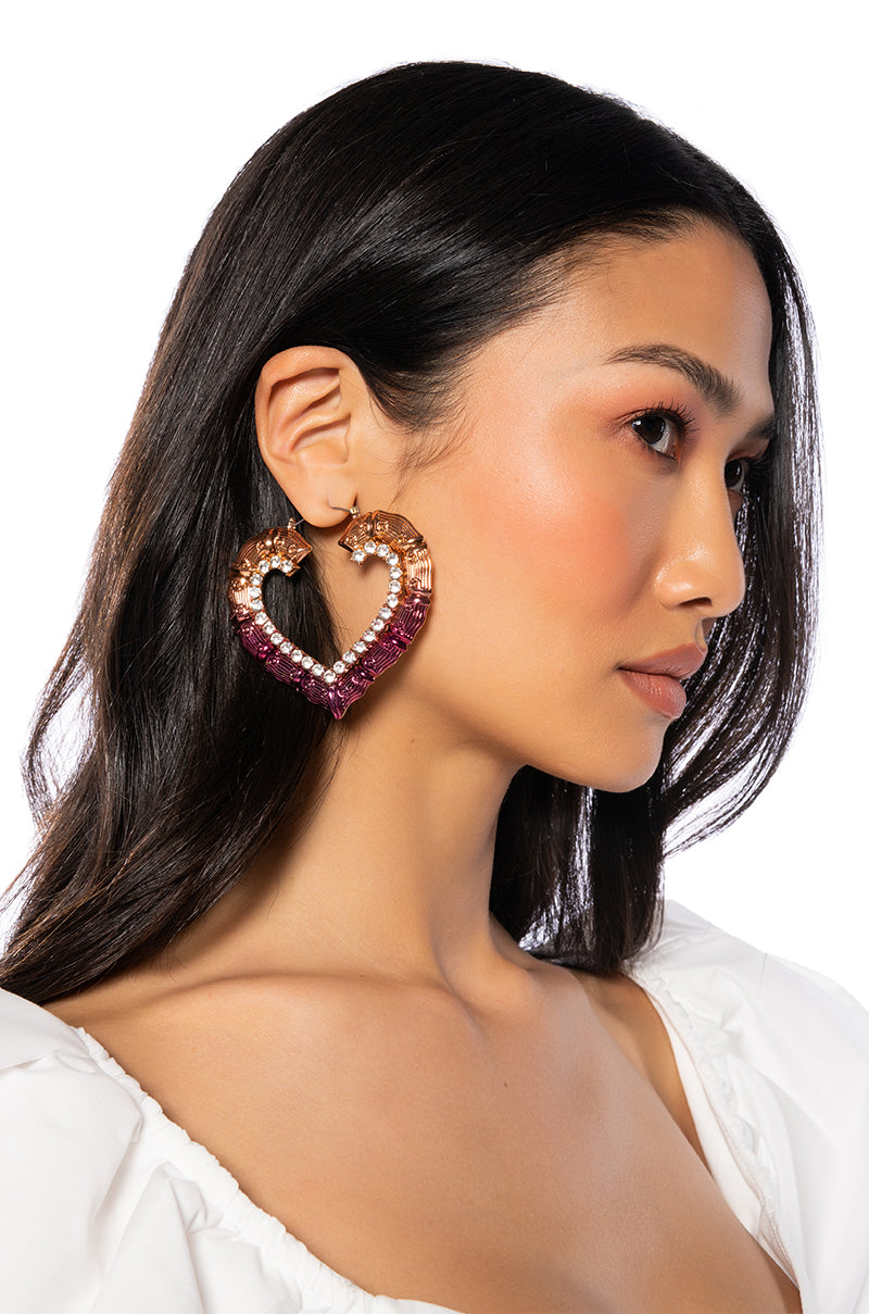 OMBRE BLING HOOP