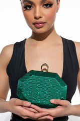 THE BIG GEM GREEN CLUTCH