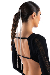 YOU BORE ME CHAIN HAIR CLIPS