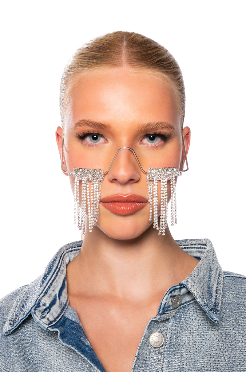 YOU CANT SEE ME EMBELLISHED EYEWEAR