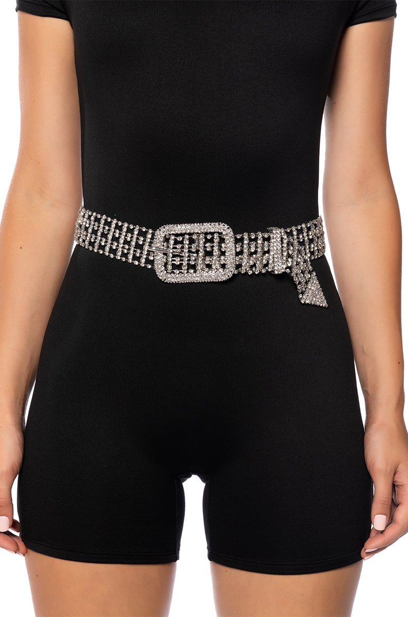 YOU WON'T BREAK ME BLING BELT