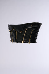 ZIP IT FAUX LEATHER  BELT